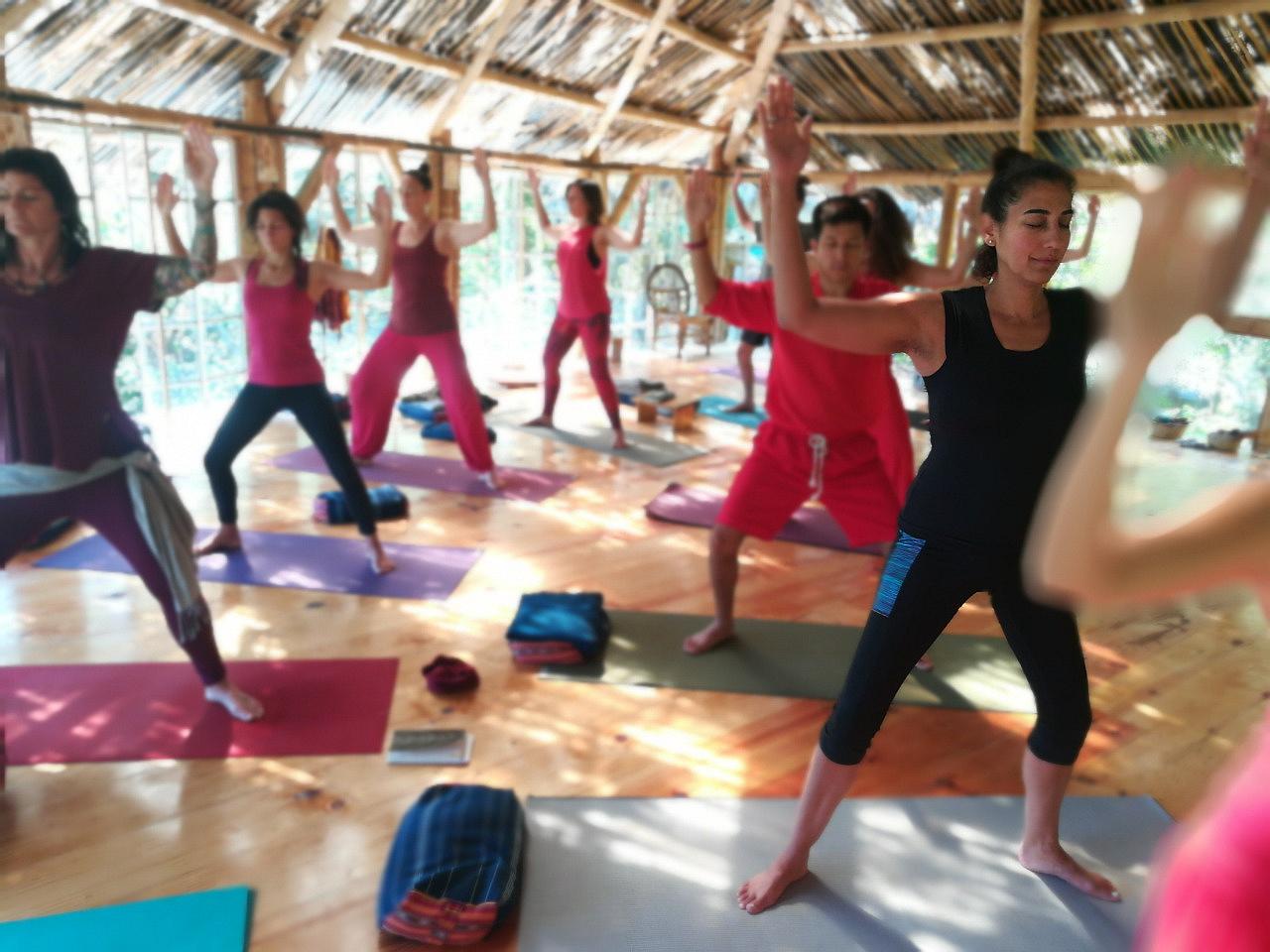 Yoga Class Utkatakonasana